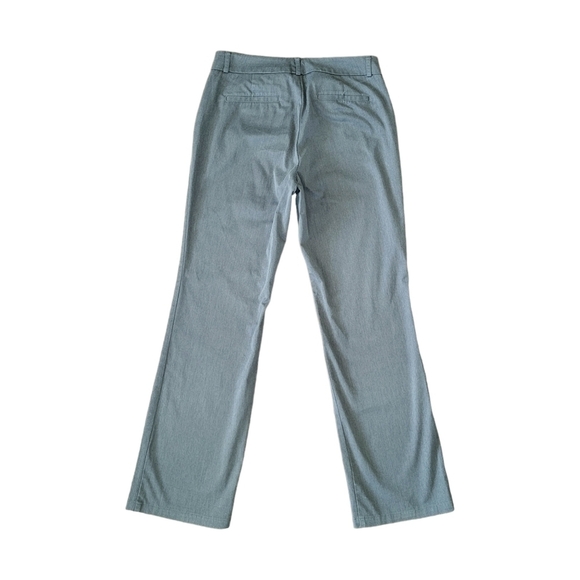 Dockers Ideal Fit Metro Pants Bootcut Mid-Rise Trousers Dress Pants Size 6 Gray - Picture 2 of 7